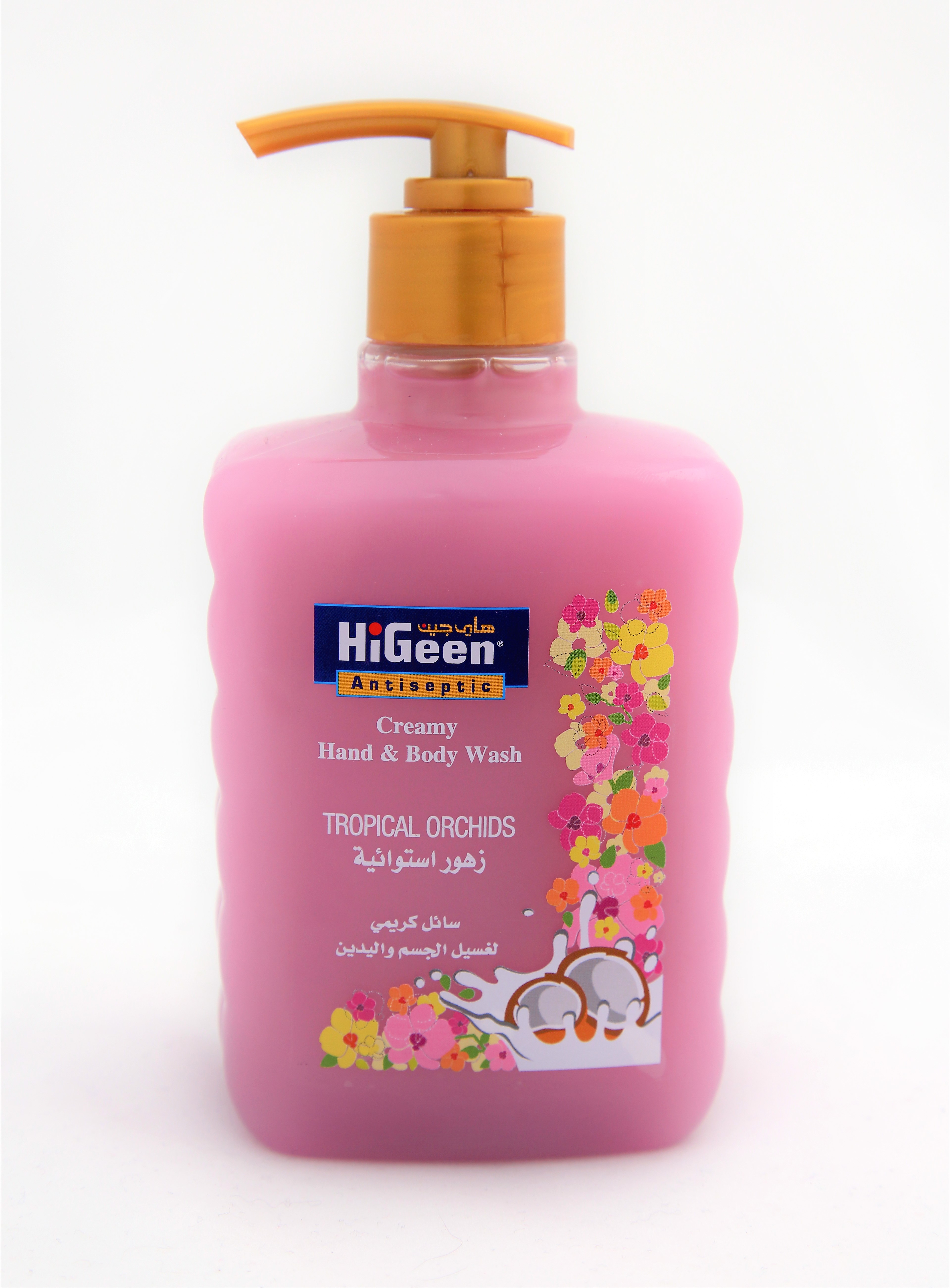HiGeen Creamy Hand & Body Wash Tropical Orchids